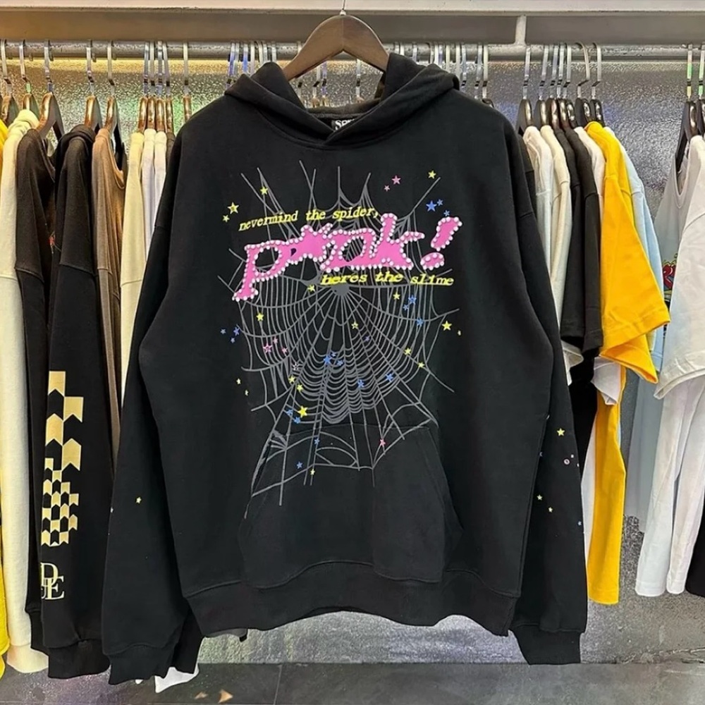 Black Graphic Hoodie